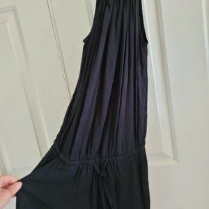 Sleeveless Halter Neck Romper wtih Tie